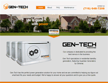 Tablet Screenshot of gentechpower.com